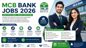 MCB Bank Jobs 2026 Apply For Online