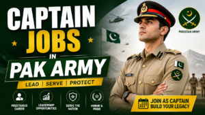 Captain Jobs in Pak Army